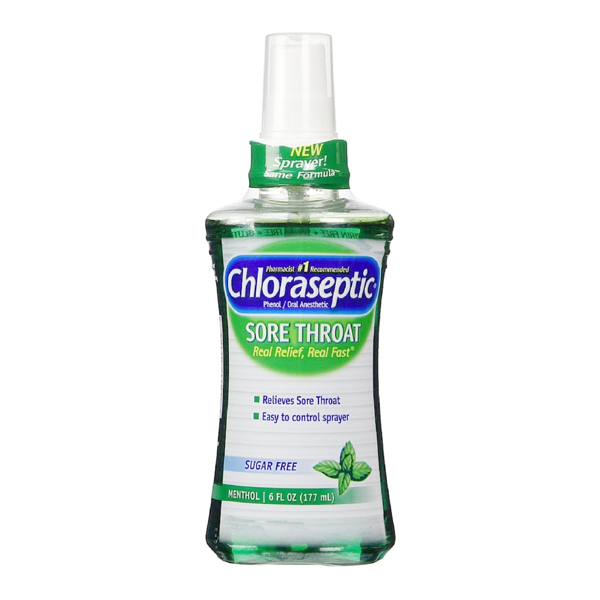 Sore Throat Relief Chloraseptic 1.4% Strength Oral Spray 6 oz.