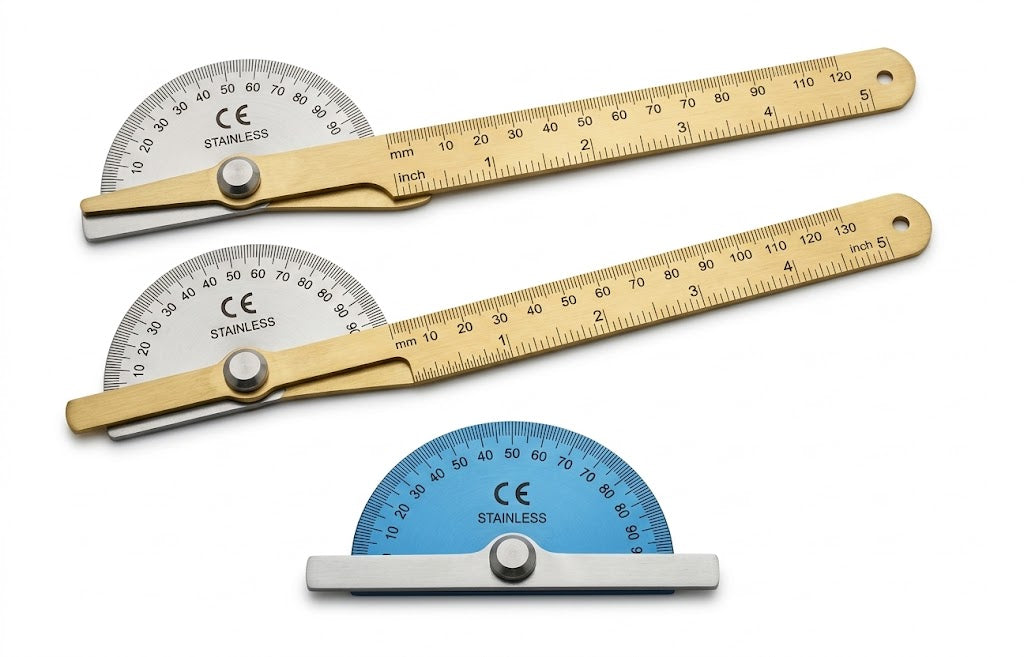 Finger Goniometer 6  Deluxe 180 Degree