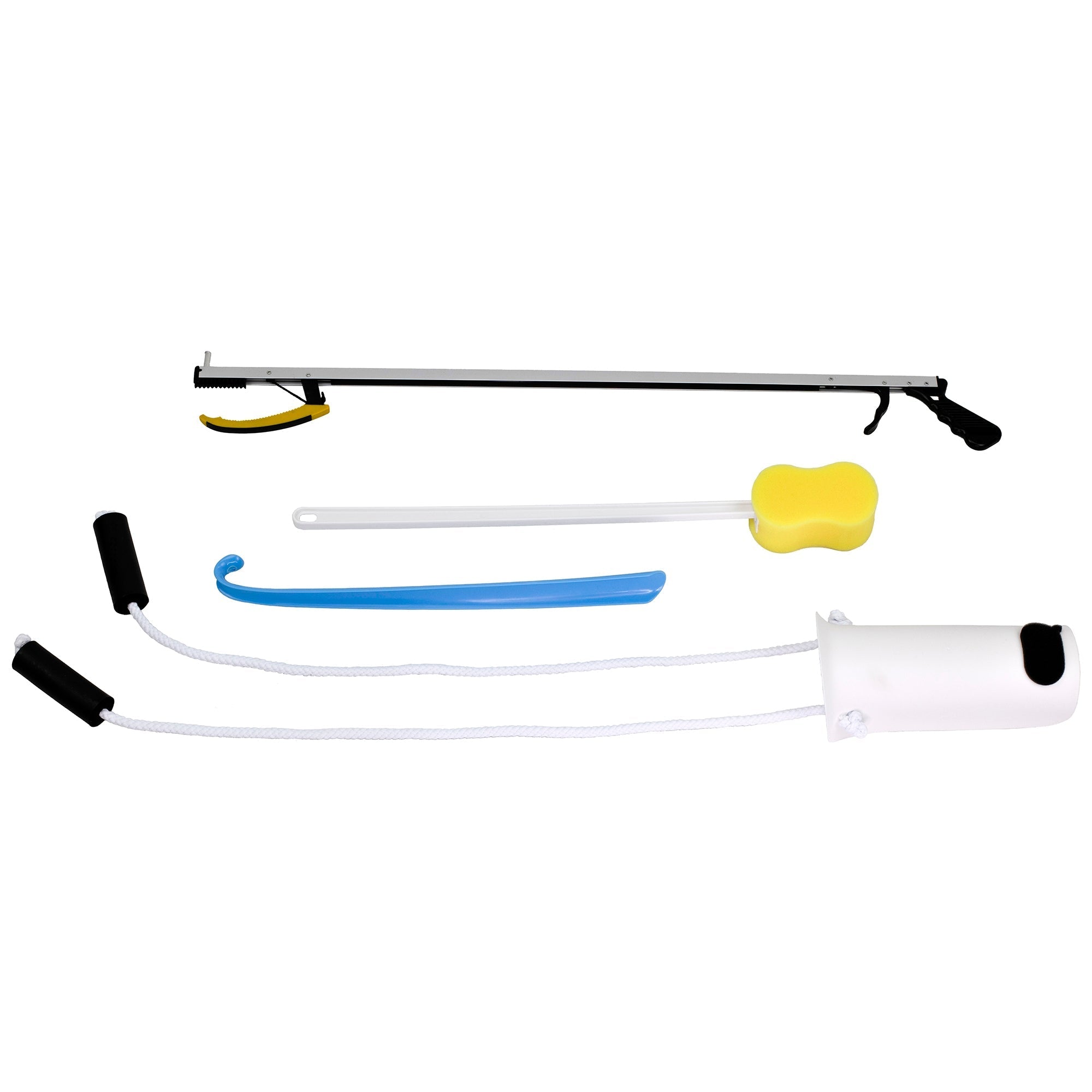 fablife hip kit with 32 inch reacher and 18 inch plastic shoehorn fablife standard adl hip knee equipment kit mk814425ea