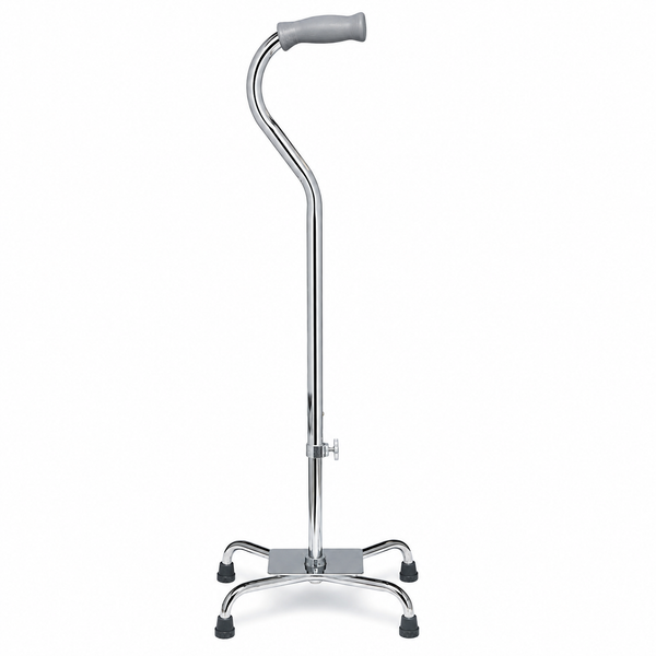 Lumex Silver Collection Quad Cane-low Prof-alum Sm Base(ea)