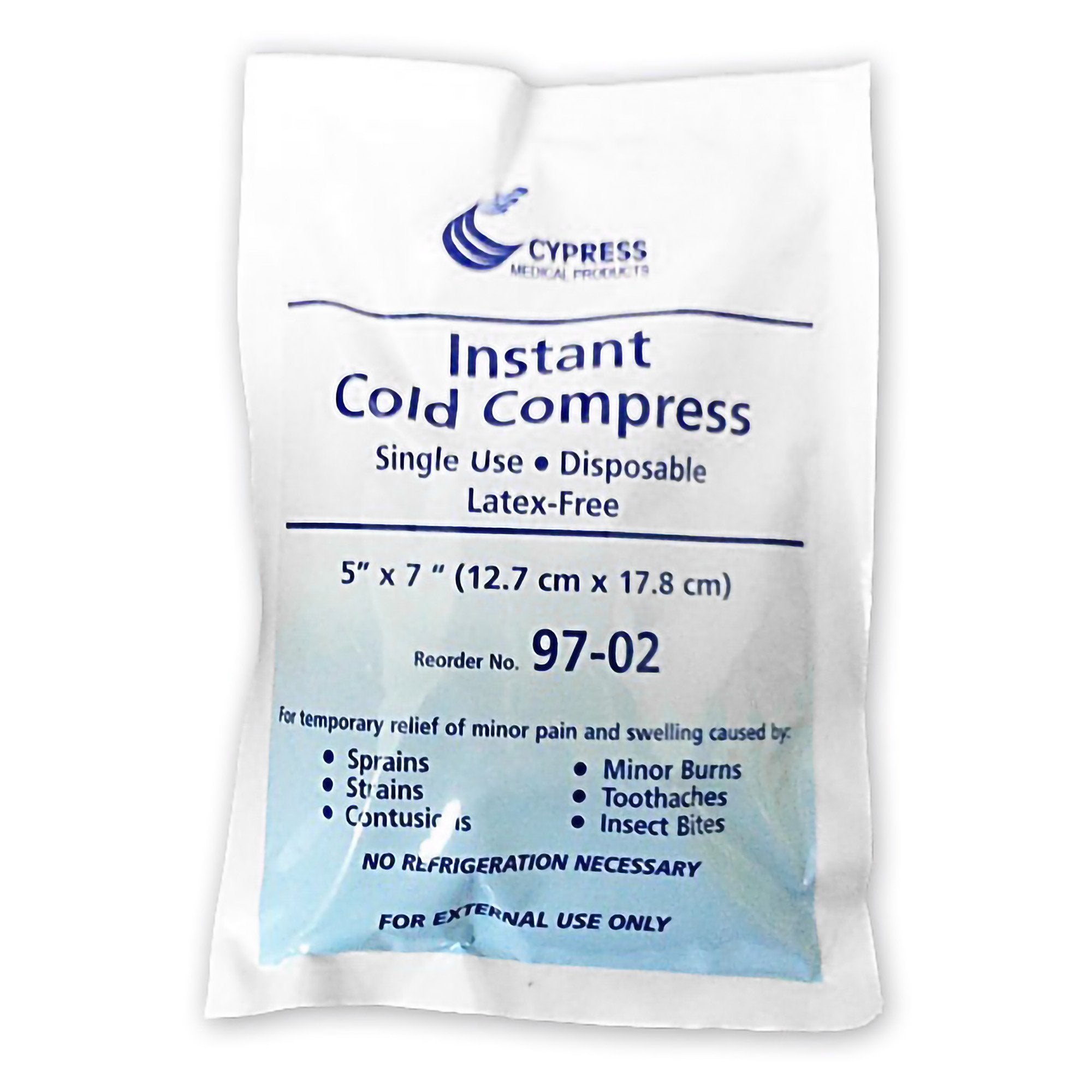 Instant Cold Pack McKesson General Purpose 5 X 7 Inch Disposable, Packaging Type- Case