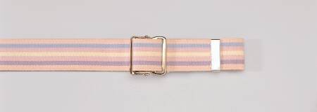 Gait Belt Posey 70 Inch Length Pastel Stripe Cotton