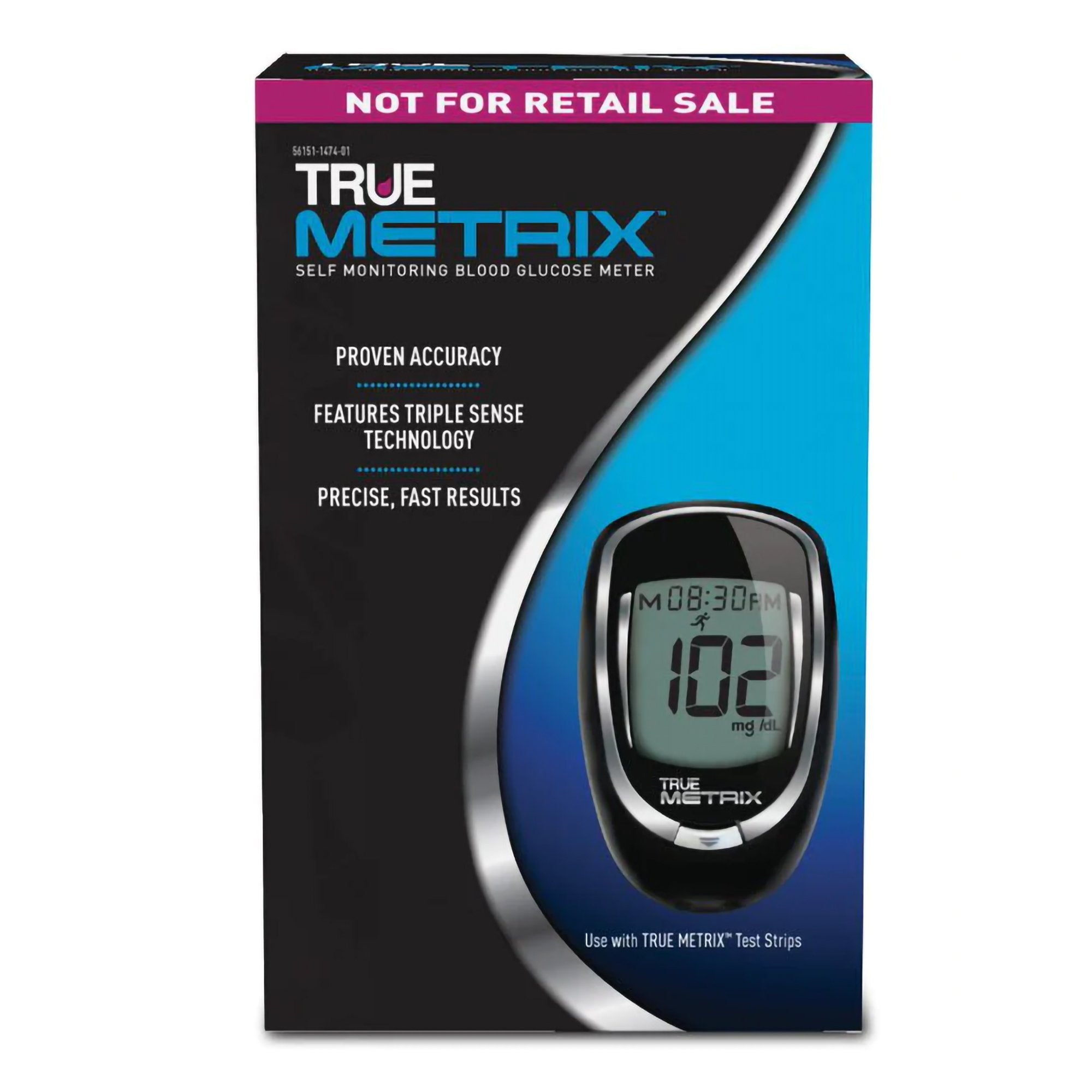Blood Glucose Meter TRUE METRIX 4 Second Results Stores up to 500 Results