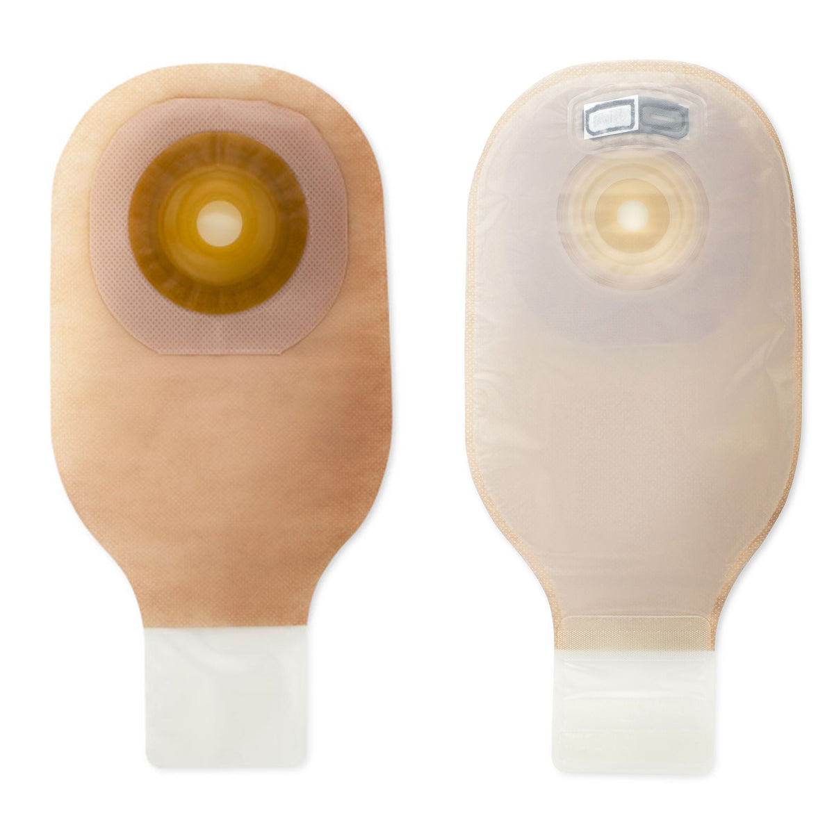 Hollister Premier Convex One-Piece Drainable Ostomy Bag - Up to 2 Inch - Flextend Extended Wear with Tape/Transparent