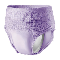 female adult absorbent underwear prevail per fit pull on with tear away seams medium disposable moderate absorbency packaging type case
