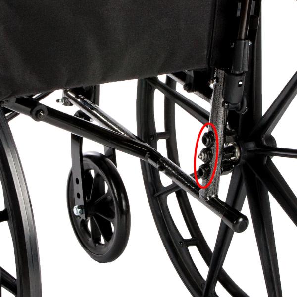 Drive Medical Cruiser X4 Wheelchair with Height Adjustable Flip-back Full Arms and Swing-away Footrests ,8 inch fron Wheels ,34 pounds or less  ,CX418ADFASF