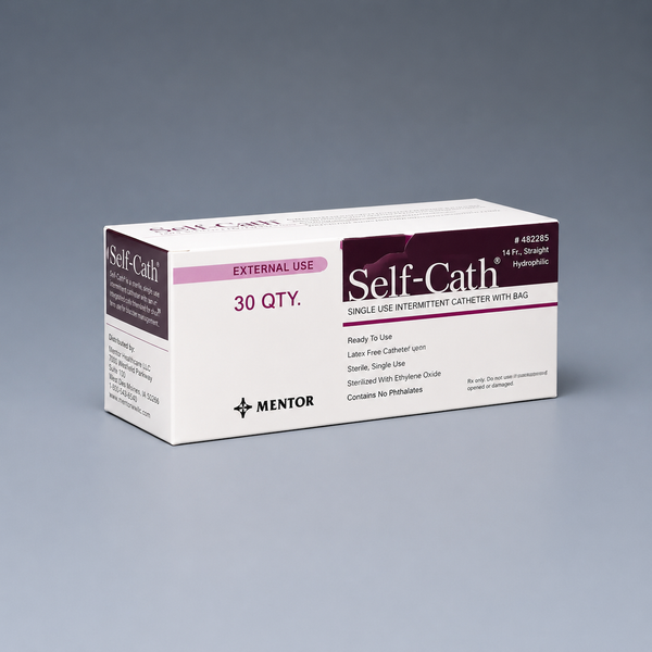Catheter Self 8fr 10  Men308 Luer Tip-ped Bx/30