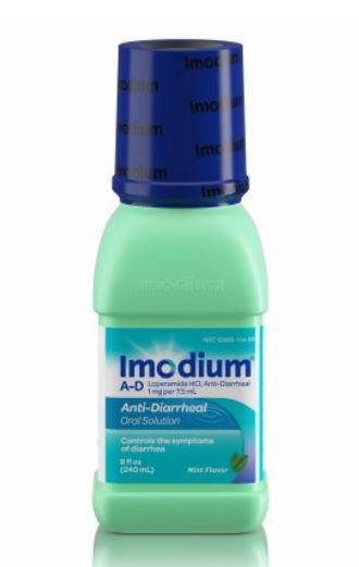 Anti Diarrheal Imodium A D 1 mg Strength Liquid 8 oz.