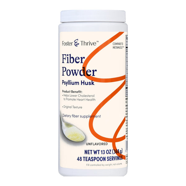 Fiber Supplement Foster & Thrive Original Flavor Powder 13 oz. Psyllium Husk
