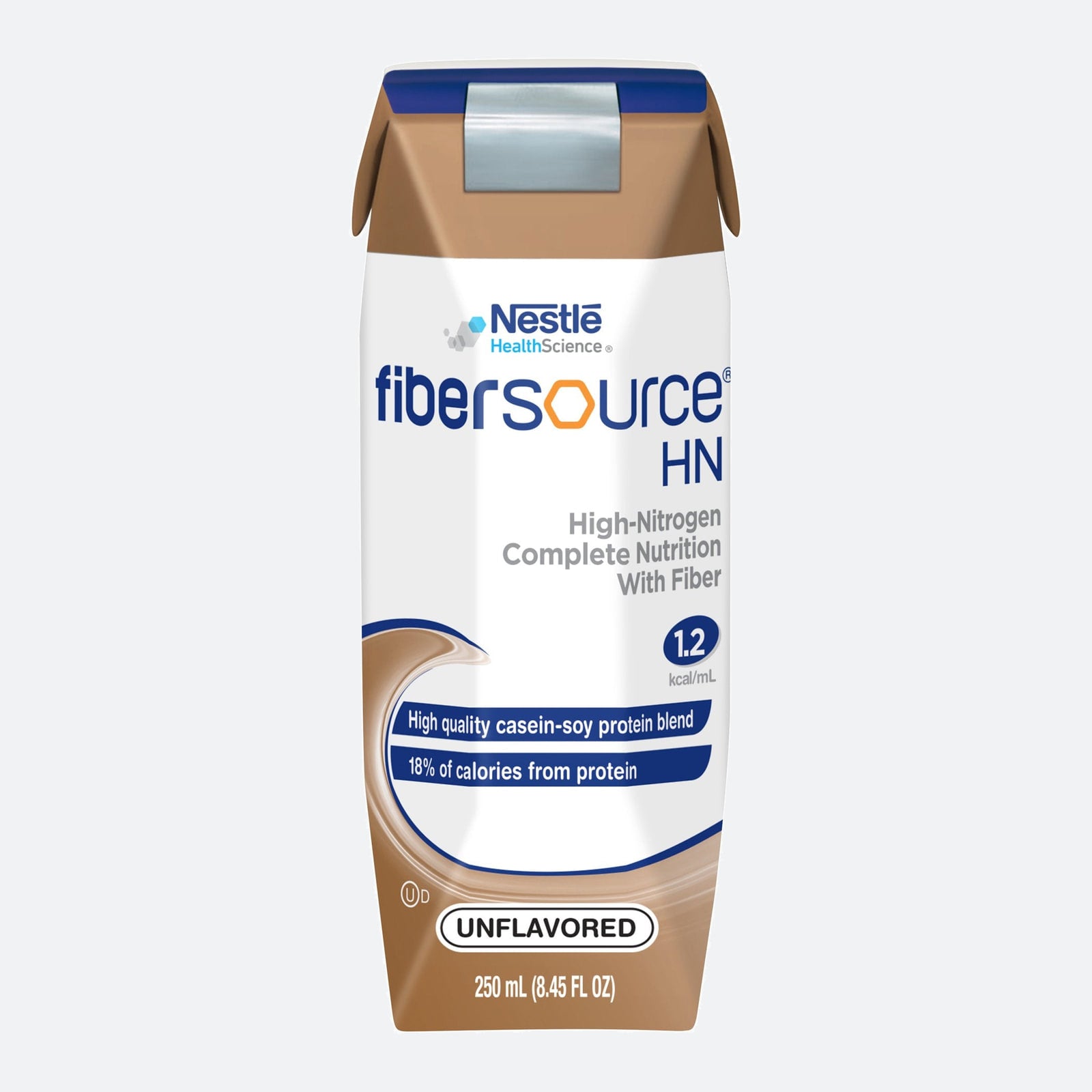 Tube Feeding Formula Fibersource HN Unflavored Liquid 250 mL Carton
