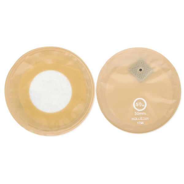 Filtered Stoma Cap Contour I Beige Odor Barrier Pouch with SoftFlex, Barrier Opening 1 15/16 Inch, Cap Size 4 Inch