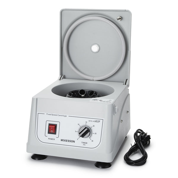 Fixed Speed Centrifuge McKesson 6 Place Fixed Angle Rotor Fixed speed at 3,400 RPM