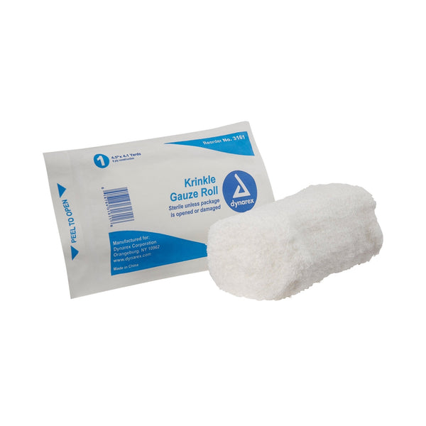 Fluff Bandage Roll Dynarex 4 1/2 Inch X 4 1/10 Yard 6 Ply Sterile 1 per Pouch