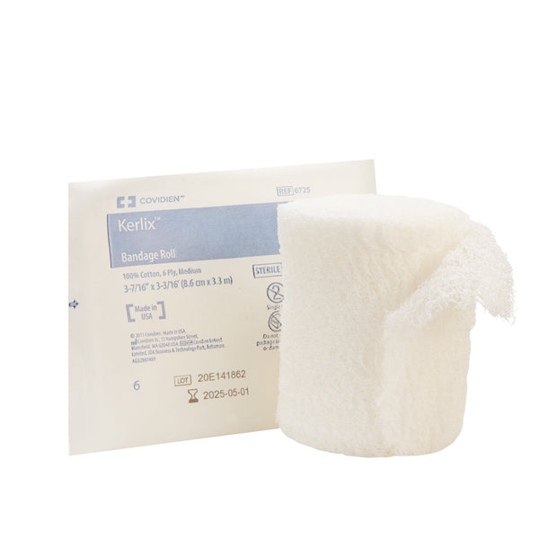 Fluff Bandage Roll Kerlix 3 4/10 Inch X 3 6/10 Yard 6 Ply Sterile 1 per Pouch