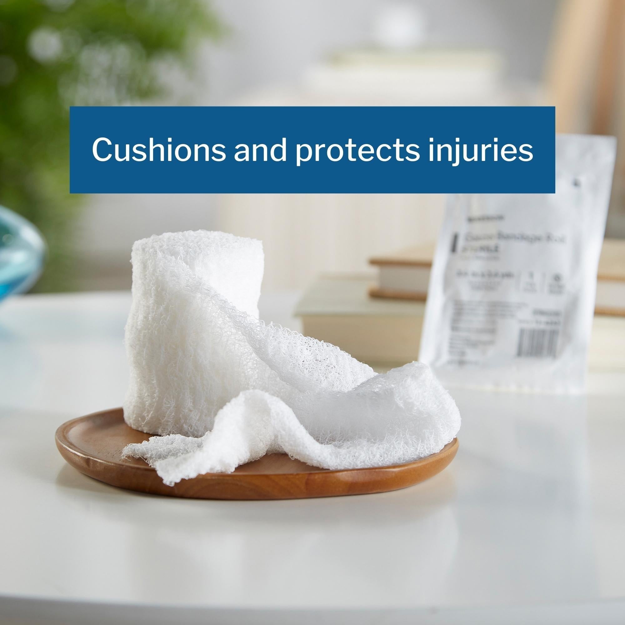fluff bandage roll mckesson 3 2 5 inch x 3 3 5 yard 6 ply sterile 1 per pack
