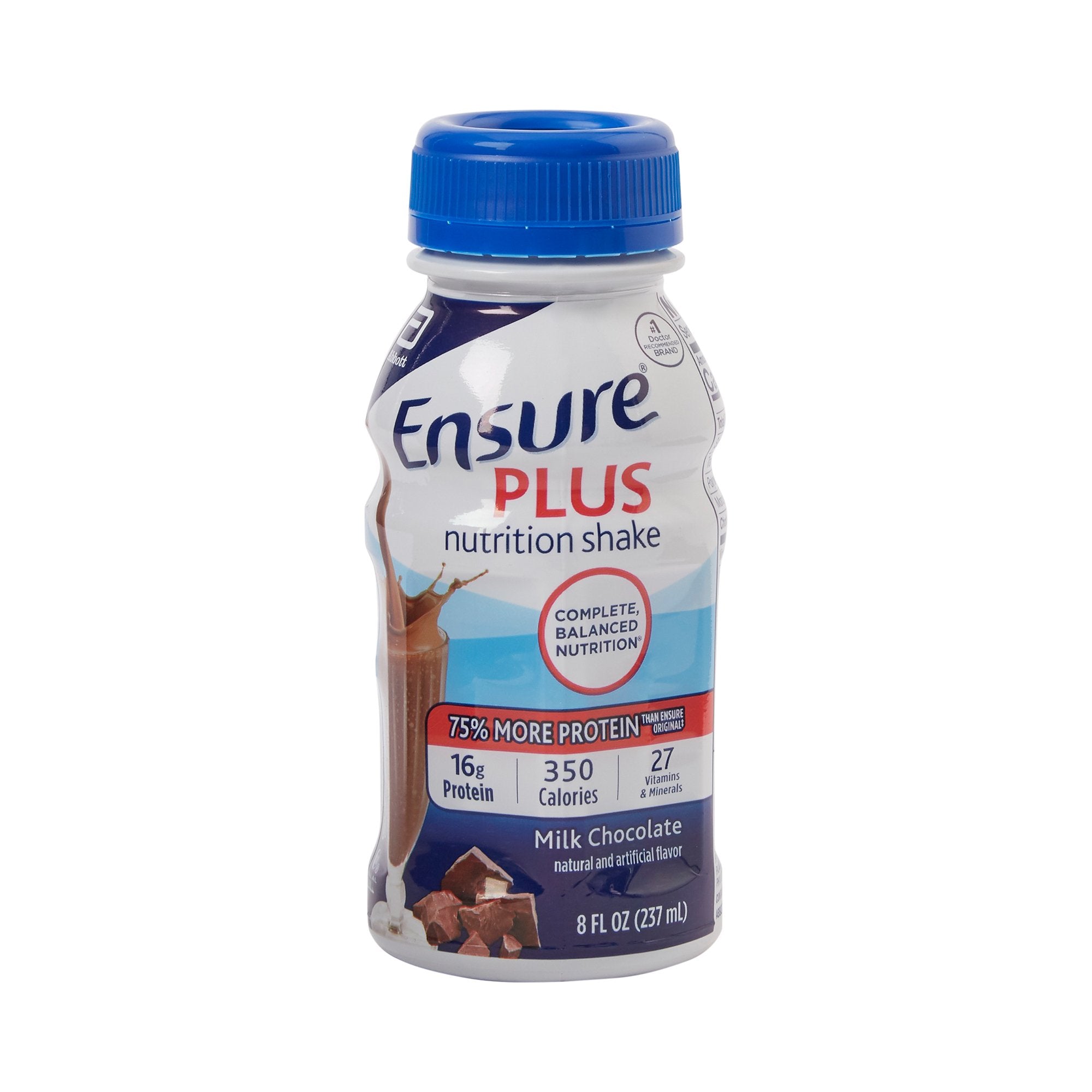 Oral Supplement Ensure® Plus Nutrition Shake Milk Chocolate Flavor Liquid 8 oz. Bottle