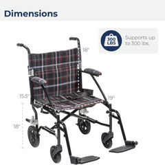 fly lite transport chair black 19