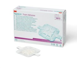 Foam Dressing 3M Tegaderm High Performance 3 1/2 X 3 1/2 Inch With Border Film Backing Acrylic Adhesive Square Sterile