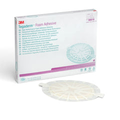 Foam Dressing 3M Tegaderm High Performance 7 1/2 X 8 3/4 Inch With Border Film Backing Acrylic Adhesive Oval Sterile