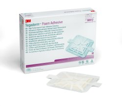 Foam Dressing 3M Tegaderm High Performance 5 5/8 X 5 5/8 Inch With Border Film Backing Acrylic Adhesive Square Sterile