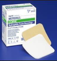 Foam Dressing Kendall Foam Island 6 X 6 Inch With Border Film Backing Acrylic Adhesive Square Sterile