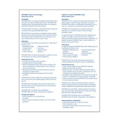 foam dressing proximel basic non border 4 x 4 inch without border waterproof film backing nonadhesive square sterile