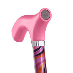 folding cane switch sticks® aluminum 32 to 37 inch height tango print