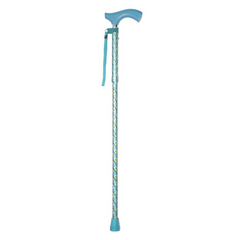 folding cane switch sticks® aluminum 32 to 37 inch height thames print
