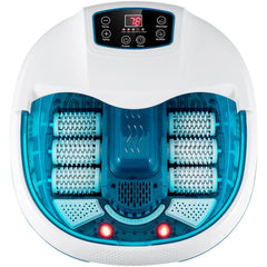 Foot Spa Tub with Bubbles and Electric Massage Rollers for Home Use