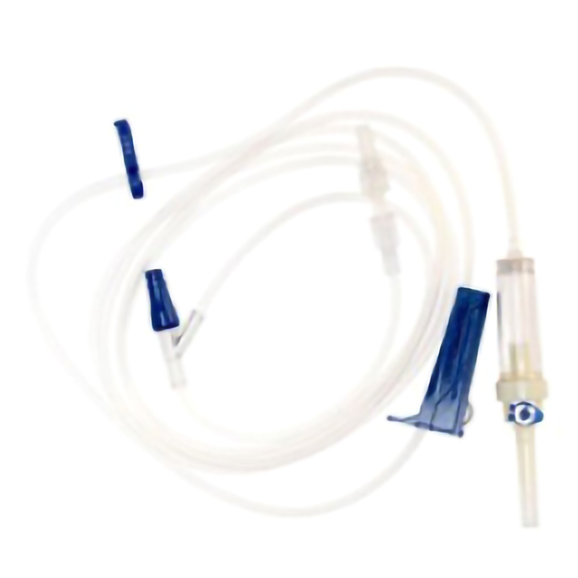 IV Pump Set TrueCare Pump 1 Port 10 Drops / mL Drip Rate Without Filter 102 Inch Tubing Solution, Packaging Type- Box