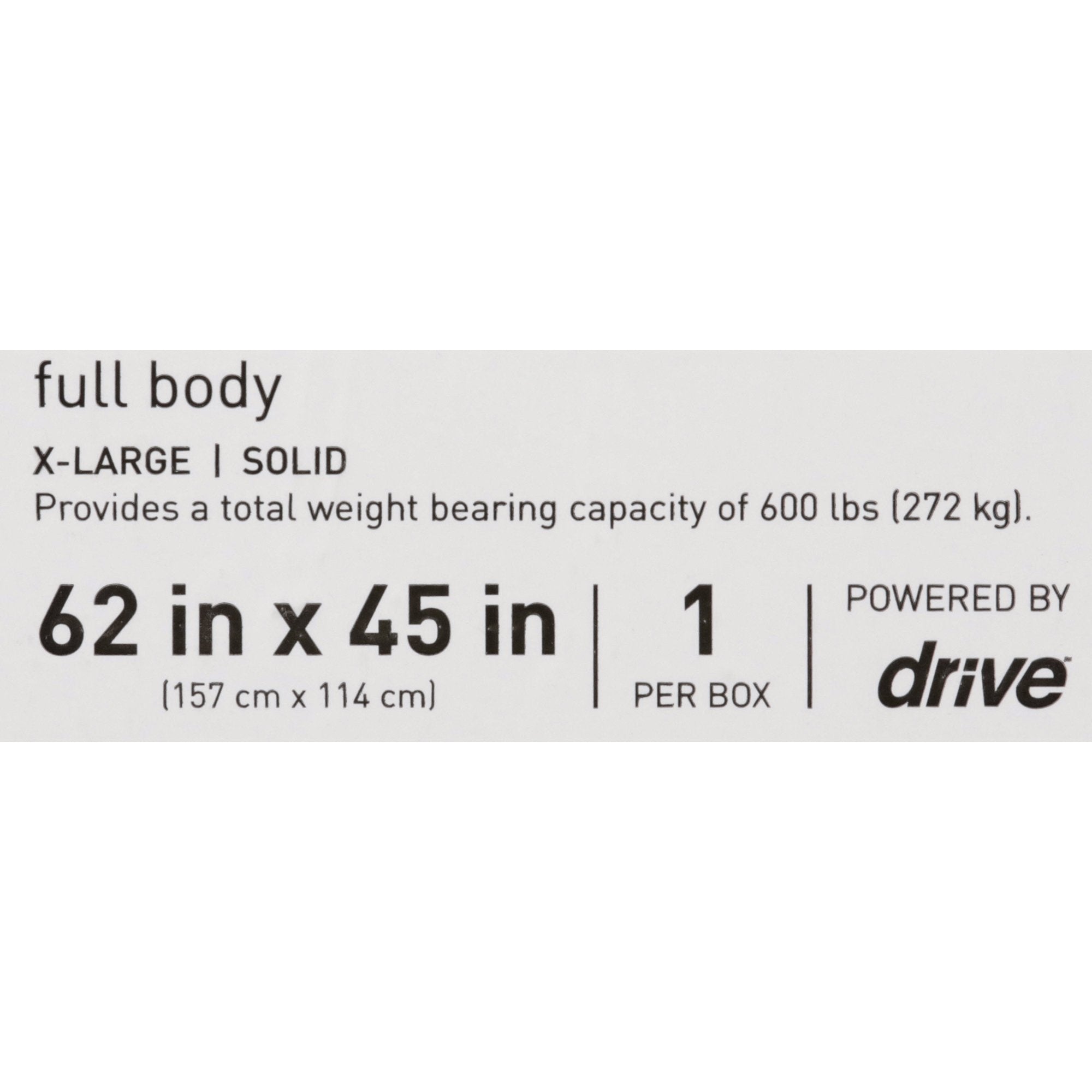 full body patient sling mckesson 4 or 6 point cradle without head support extra large 600 lbs weight capacity packaging type case
