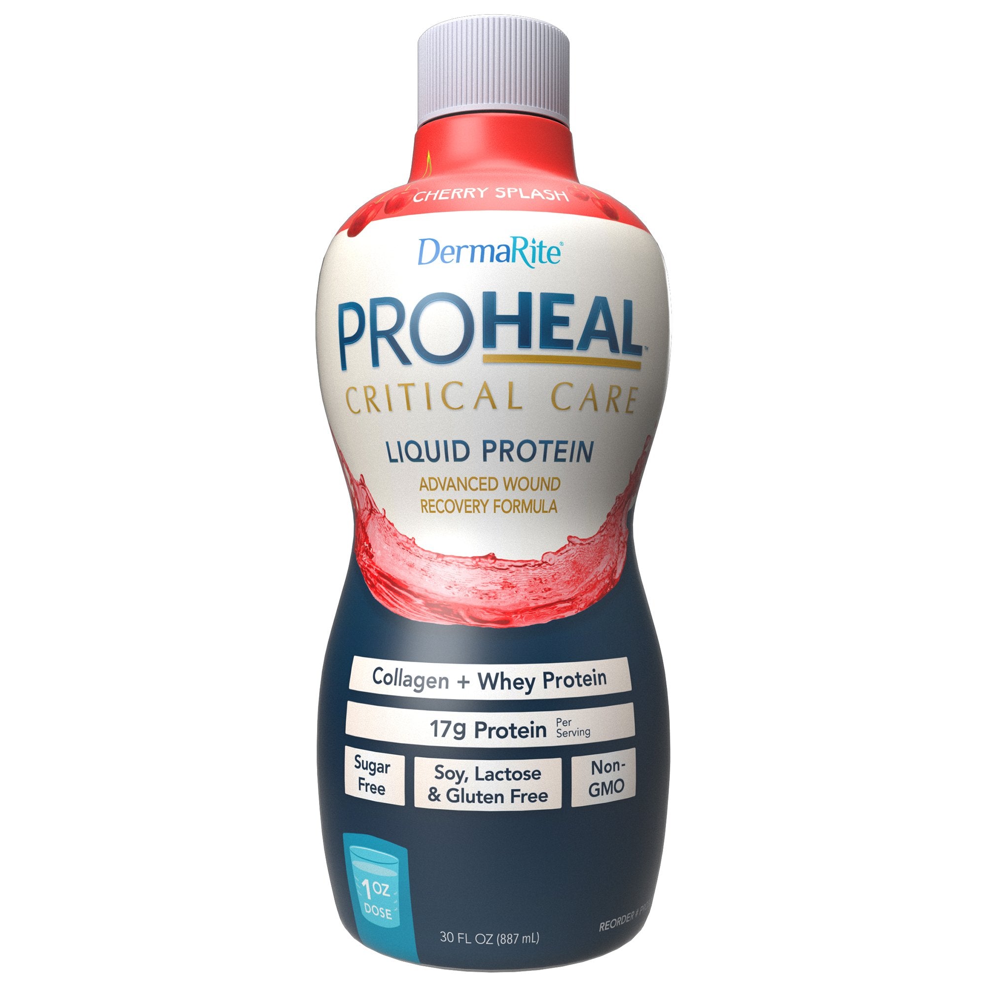 Oral Supplement ProHeal Critical Care Cherry Splash Flavor Liquid 30 oz. Bottle