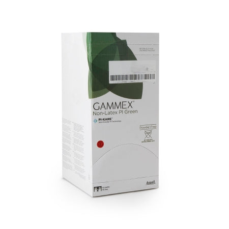 gammex non latex pi green polyisoprene surgical glove size 8 light green gammex non latex pi green surgical glove mk648145bx