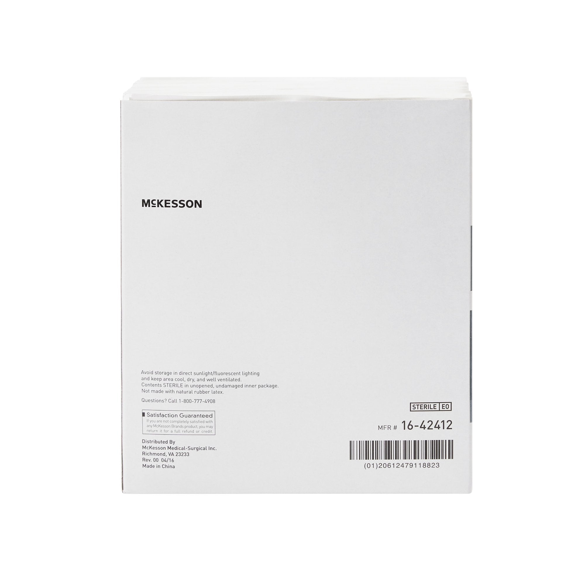 gauze sponge mckesson 4 x 4 inch 12 ply sterile 1 per pack packaging type each