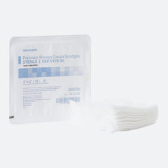Gauze Sponge McKesson 4 X 4 Inch 16 Ply Sterile 10 per Tray