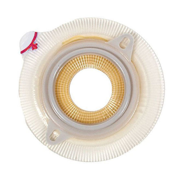 Ostomy Barrier Assura2 Trim to Fit, Extended Wear Silicone Based Adhesive 50 mm Flange Red Code System Synthetic Resin 3/8 to 1 3/4 Inch Opening 2 Inch Diameter