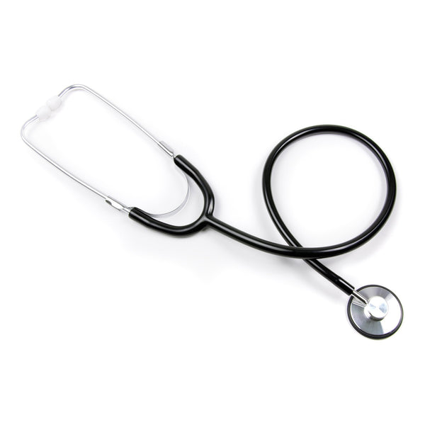General Exam Stethoscope McKesson Black 1 Tube 21 Inch Tube Single Sided Chestpiece