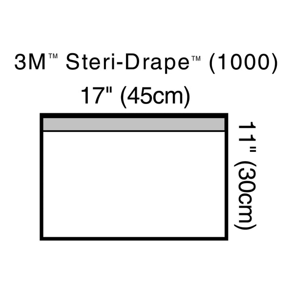 General Purpose Drape 3M Steri Drape Small Towel Drape 17 W X 11 L Inch Sterile