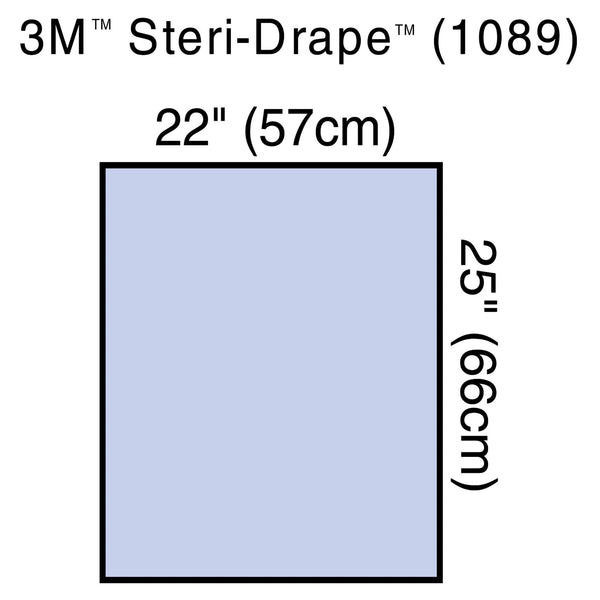 General Purpose Drape 3M Steri Drape Utility Sheet 22 W X 25 L Inch Sterile