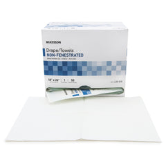 General Purpose Drape McKesson Poly Lined Towel Drape 18 W X 26 L Inch Sterile