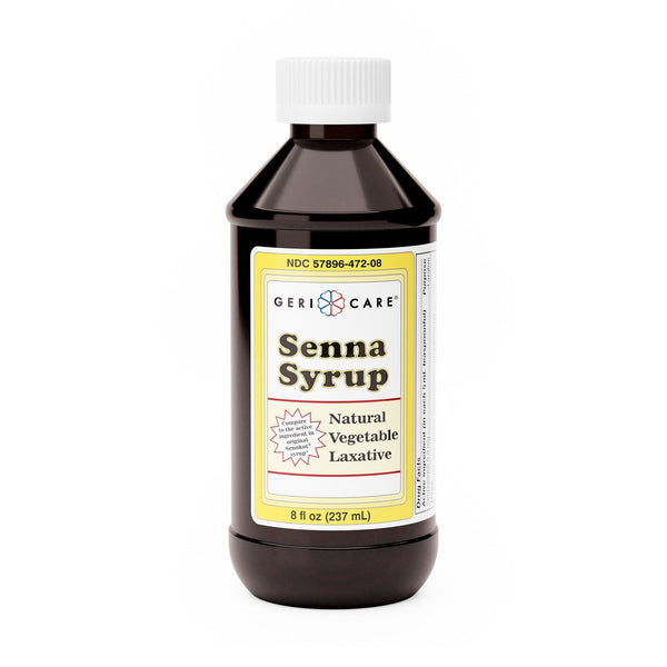 Laxative Geri Care Syrup 8 oz. Senna Leaf Extract