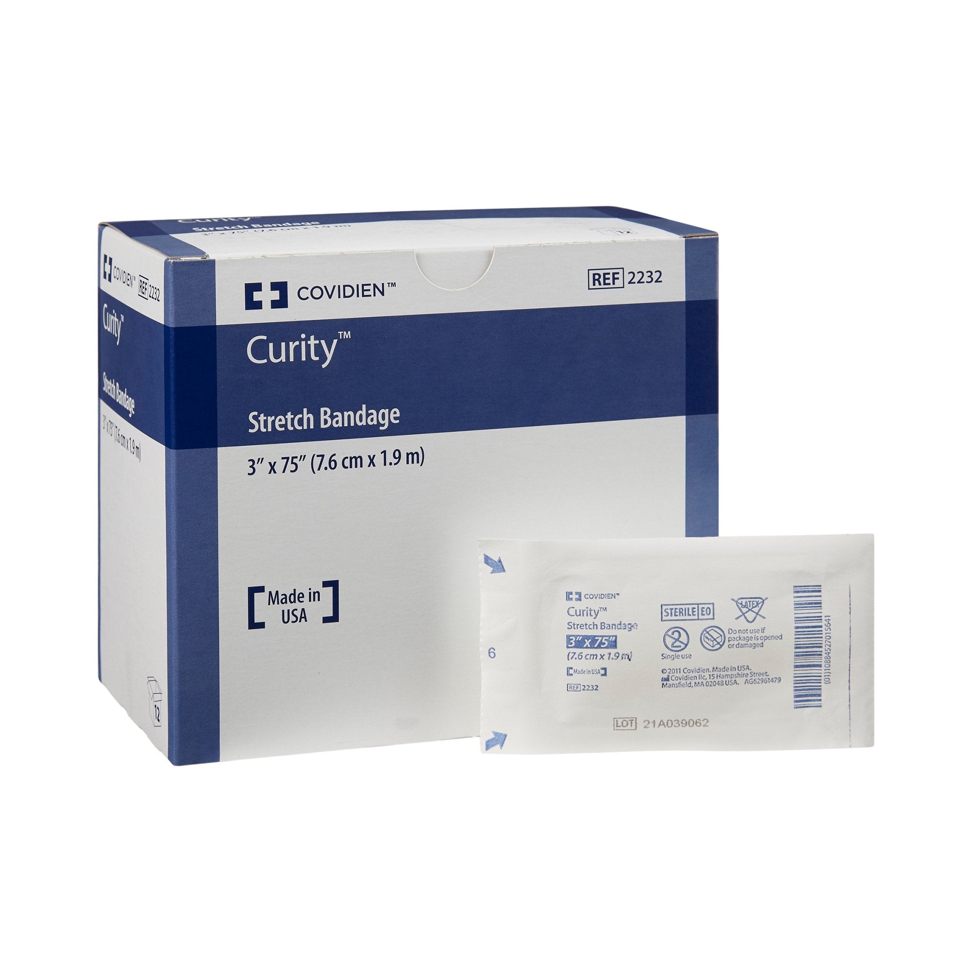 Conforming Bandage Curity™ 3 X 75 Inch 1-Ply Sterile 1 per Pack