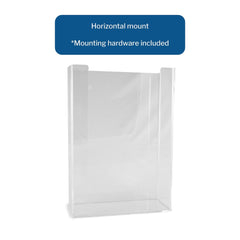 glove box holder mckesson horizontal mounted 3 box capacity clear 4 1 4 x 11 x 16 inch plastic packaging type each