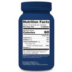 glucose supplement trueplus 50 per bottle chewable tablet raspberry flavor packaging type case