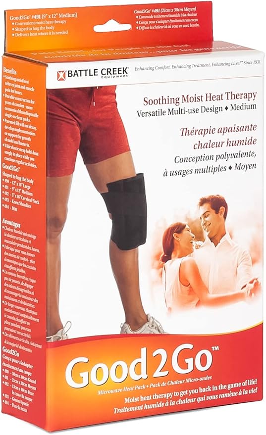 good 2 gotm moist heat pad medium 9 x 12