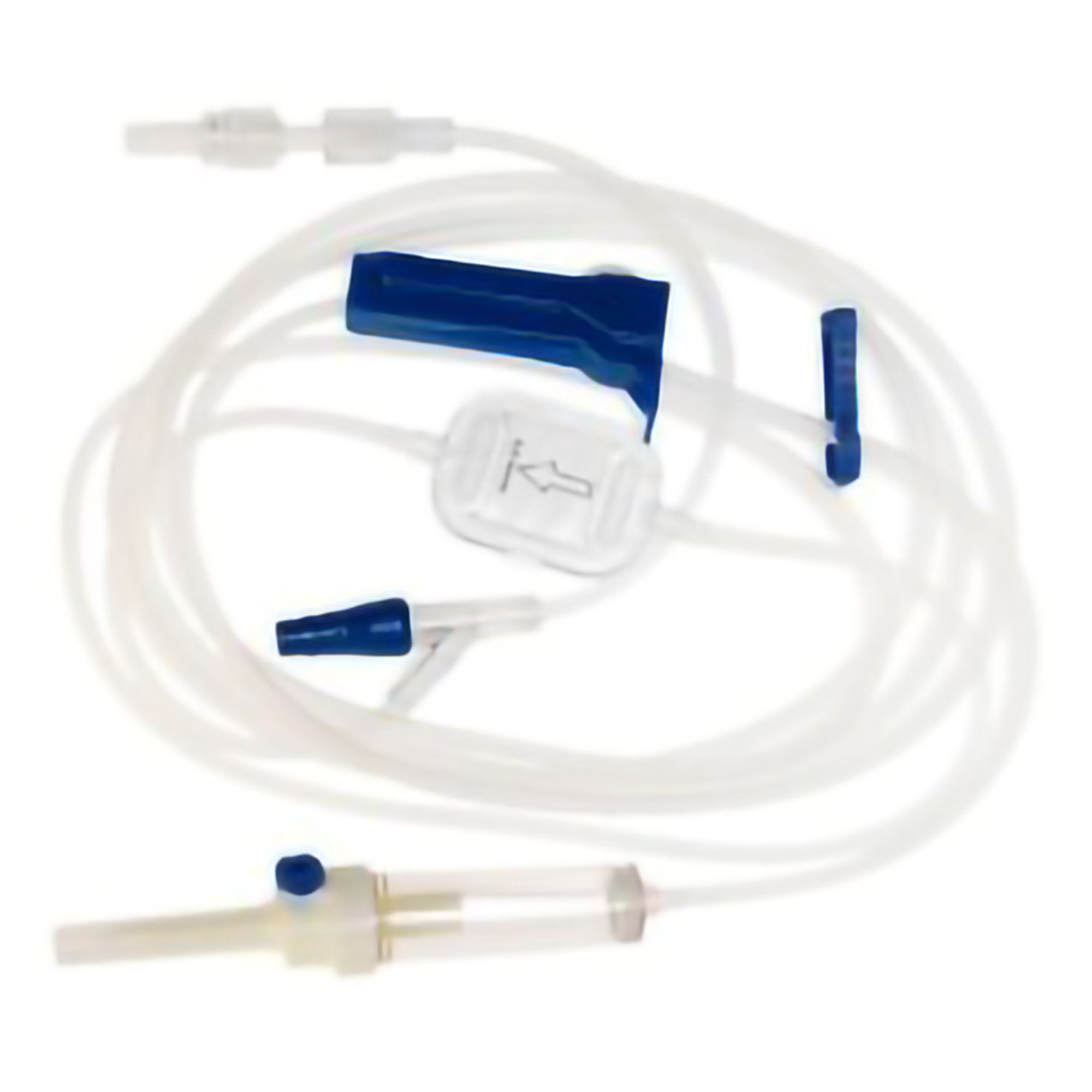 IV Pump Set McKesson Pump 1 Port 10 Drops / mL Drip Rate 0.2 Micron Filter 102 Inch Tubing Solution Without Flow Regulator, Packaging Type- Box