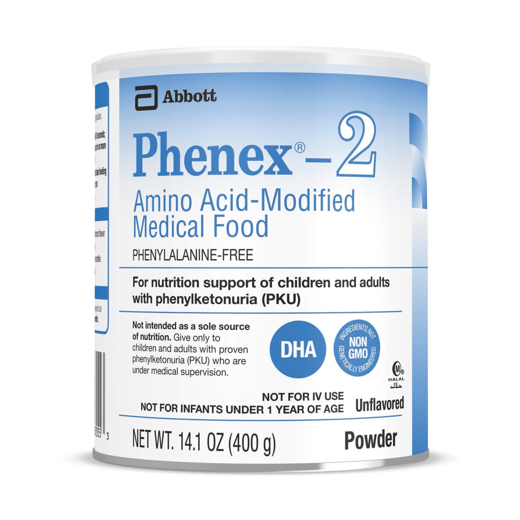 Oral Supplement Phenex-2 Unflavored Powder 14.1 oz. Can, Packaging Type- Case