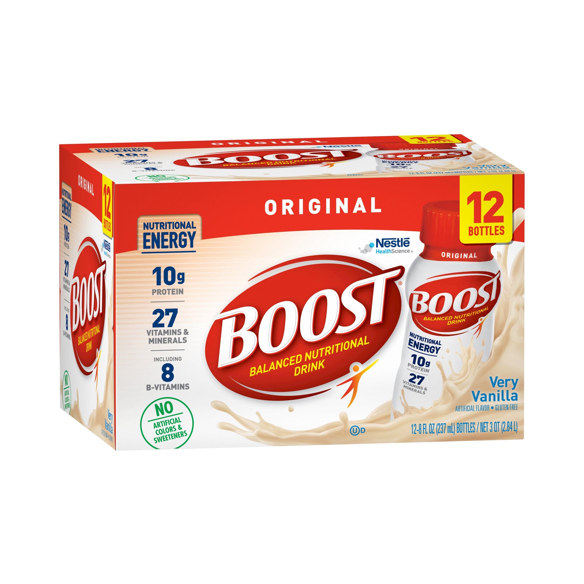 Oral Supplement Boost Original Very Vanilla Flavor Liquid 8 oz. Bottle, Packaging Type- Case