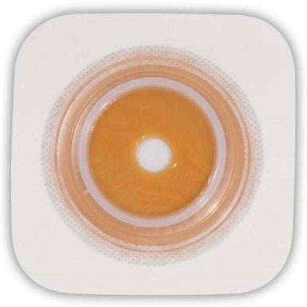 Ostomy Barrier Sur Fit Natura Trim to Fit, Standard Wear Stomahesive Adhesive 38 mm Flange Sur Fit Natura System Hydrocolloid Up to 7/8 Inch Opening 4 X 4 Inch