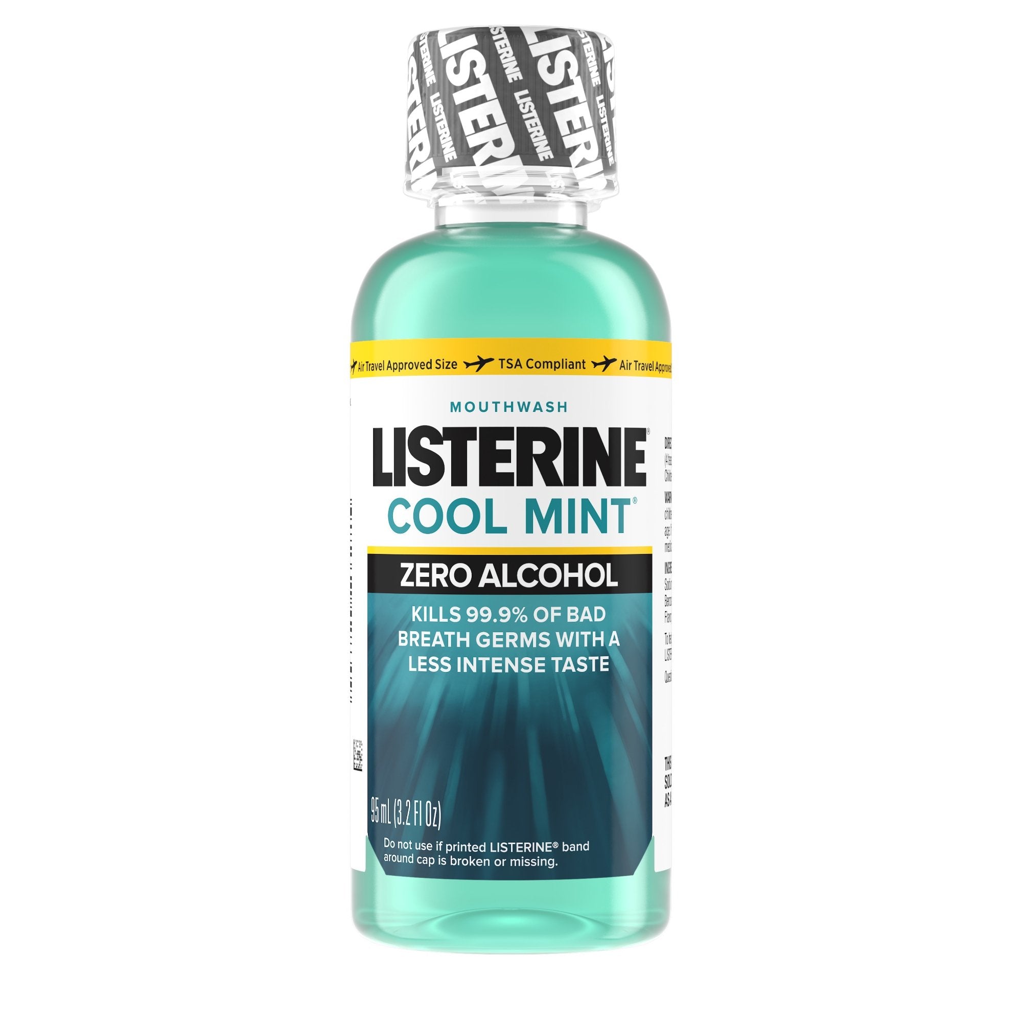 Mouthwash Listerine Zero 3.2 oz. Clean Mint Flavor, Packaging Type- Case